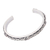 Sterling silver cuff bracelet, 'Bali Travel' - Sterling Silver Cuff Bracelet with Borobudur Pattern
