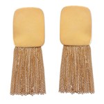 Gold-plated waterfall earrings, 'Sparkling Waterfall' - 22k Gold-Plated Waterfall Earrings from Bali