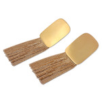 Gold-plated waterfall earrings, 'Sparkling Waterfall' - 22k Gold-Plated Waterfall Earrings from Bali