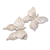 Wood wall art, 'Fly Butterfly' - Balinese Hibiscus Wood Wall Art with Hand-Carved Butterflies (image 2b) thumbail