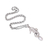 Halskette mit Anhänger aus Zuchtperlen - Halskette mit Seepferdchen-Anhänger aus Sterlingsilber und Zuchtperlen