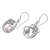 Cultured pearl dangle earrings, 'Lovely Dolphins' - Sterling Silver and Cultured Pearl Dolphin Dangle Earrings