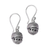 Sterling silver dangle earrings, 'Bali Orbs' - Sterling Silver Dangle Earrings Crafted in Bali thumbail