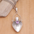 Amethyst pendant necklace, 'Luxurious Aroma' - Sterling Silver Amethyst Necklace with Bottle Pendant (image 2b) thumbail
