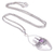 Amethyst pendant necklace, 'Luxurious Aroma' - Sterling Silver Amethyst Necklace with Bottle Pendant (image 2c) thumbail