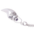 Men's amethyst pendant necklace, 'Aromatic Fang' - Men's Sterling Silver Pendant Necklace with Faceted Amethyst