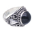 Onyx cocktail ring, 'Majestic Vitality' - Onyx Sterling Silver Cocktail Ring from Bali (image 2d) thumbail