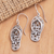 Sterling silver dangle earrings, 'Balinese Beach' - Sterling Silver Dangle Earrings with Balinese Sandals (image 2) thumbail