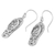 Sterling silver dangle earrings, 'Balinese Beach' - Sterling Silver Dangle Earrings with Balinese Sandals