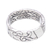 Sterling silver band ring, 'The Ocean' - Balinese Men's Sterling Silver Band Ring with Wave Motif thumbail