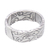 Sterling silver band ring, 'The Ocean' - Balinese Men's Sterling Silver Band Ring with Wave Motif (image 2d) thumbail