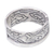 Men's sterling silver band ring, 'The Ocean in Kelingking' - Men's Sterling Silver Band Ring with Wave Motif from Bali (image 2d) thumbail