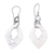 Sterling silver dangle earrings, 'Hope Diamonds' - Sterling Silver Diamond-Shaped Dangle Earrings from Bali