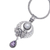 Collar con colgante de amatista y perlas cultivadas - Collar Colgante de Plata de Ley con Amatista y Perla