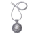 collar con colgante de perlas cultivadas - Collar con colgante de plata de ley con perlas cultivadas blancas