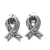 Sterling Silver Drop Earrings, 'Lucky Ribbons' - Ribbon Sterling Silver Drop Earrings Crafted in Bali