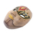 Máscara de madera - Máscara balinesa de madera de hibisco con motivos vibrantes pintados a mano