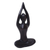 Wood sculpture, 'The Sky' - Hand-Carved Suar Wood Meditation Sculpture in Brown (image 2b) thumbail
