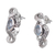 Blue topaz drop earrings, 'Bluish Melody' - Blue Topaz & Sterling Silver Drop Earrings Handmade in Bali