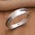 Sterling silver band ring, 'Gap of Life' - Sterling Silver Unisex Band Ring Handcrafted in Bali