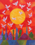 'Peaceful Together' - World Peace Project Doves with Combined Cities Painting Bali thumbail