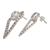 Amethyst stud earrings, 'Purple Bubbles' - Amethyst and Sterling Silver Stud Post Earrings