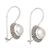 Cultured pearl drop earrings, 'Pearly Specks' - Sterling Silver Speckled Drop Earrings with Grey Pearls