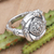 Sterling silver cocktail ring, 'Bamboo Beauty' - Sterling Silver Cocktail Ring with Traditional Motifs (image 2c) thumbail