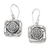 Sterling silver dangle earrings, 'Bamboo Beauty' - Sterling Silver Dangle Earrings with Traditional Motifs thumbail