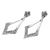 Sterling silver dangle earrings, 'Victory Arrows' - Sterling Silver Dangle Earrings with Traditional Motifs