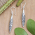 Sterling silver dangle earrings, 'Ancestral Magic' - Balinese Dangle Earrings Handcrafted from Sterling Silver (image 2) thumbail