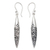 Sterling silver dangle earrings, 'Ancestral Magic' - Balinese Dangle Earrings Handcrafted from Sterling Silver thumbail