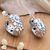 Blue topaz half-hoop earrings, 'Harmonious Ocean' - Half-Hoop Earrings with Two-Carat Faceted Blue Topaz Jewels thumbail