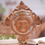 Wood wall panel, 'The Love of the Wise' - Brown Hand-Carved Suar Wood Wall Panel of Buddha