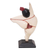 Wood statuette, 'Freedom Dance' - Handcrafted Albesia Wood Statuette of Dancing Woman (image 2c) thumbail