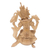 Wood sculpture, 'Vishnu Puja' - Hand-Carved Hindu Crocodile Wood Sculpture of Vishnu (image 2d) thumbail