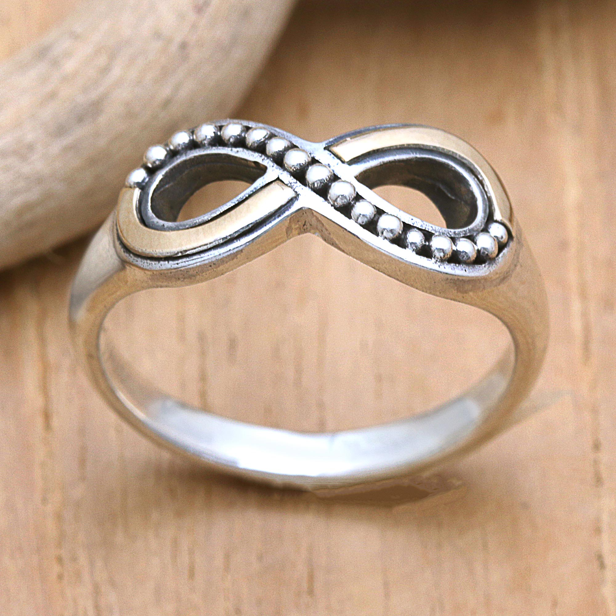 Love This Life® Sterling Silver Infinity Ring