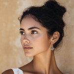 Cultured pearl dangle earrings, 'Blue Gala' - Sterling Silver Dangle Earrings with Blue Cultured Pearls