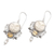 Multi-gemstone chandelier earrings, 'Sage's Joy' - Sterling Silver Multi-Gemstone Chandelier Earrings from Bali (image 2b) thumbail