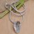 Citrine pendant necklace, 'Victory Cobra' - Sterling Silver Cobra Pendant Necklace with 1-Carat Citrine (image 2) thumbail