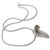 Citrine pendant necklace, 'Victory Cobra' - Sterling Silver Cobra Pendant Necklace with 1-Carat Citrine (image 2c) thumbail