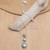 Blue topaz pendant necklace, 'Blue Dame' - Balinese Pendant Necklace with One-Carat Blue Topaz Gems (image 2) thumbail