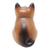 Wood figurine, 'Hungry Cat' - Wood Cat Figurine in Brown and Black Hand-Painted in Bali (image 2e) thumbail