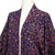 Batik rayon kimono jacket, 'Kintamani Blue' - Blue Hand-Stamped Batik Rayon Kimono Jacket from Bali (image 2f) thumbail