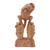 Wood sculpture, 'Monkey Games' - Hand-Carved Jempinis Wood Sculpture of Monkeys Playing