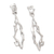 Sterling silver dangle earrings, 'Spring Origin' - Sterling Silver Root Dangle Earrings Crafted in Bali thumbail