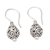 Sterling silver dangle earrings, 'Bali's Grandeur' - Balinese Traditional Sterling Silver Dangle Earrings (image 2b) thumbail