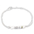 Peridot wrap pendant bracelet, 'Fortune Smile' - Sterling Silver Wrap Pendant Bracelet with Peridot Stone thumbail