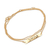 Gold-plated wrap pendant bracelet, 'Simply Golden' - 18k Gold-Plated Wrap Pendant Bracelet from Bali (image 2c) thumbail