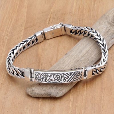 Amazon.com: NOVICA Handmade .925 Sterling Silver Bangle Bracelet Artisan  Crafted Engraved Indonesia Leaf 'Bamboo Station': Clothing, Shoes & Jewelry